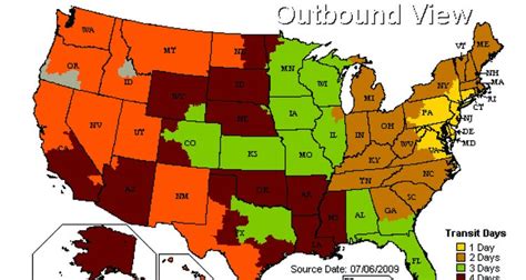 How long does UPS ground shipping usually take?