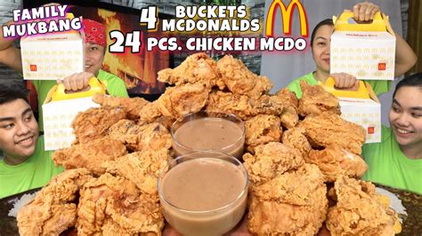 4 BUCKETS of 24 PCS. MCDONALDS CHICKEN (Tag iisang Bucket kami) CHICKEN ...