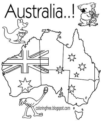 Australia clipart coloured, Australia coloured Transparent FREE for ...