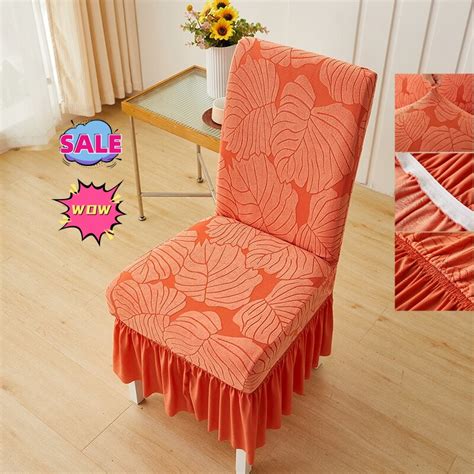 NEW 2024 Exclusive Skirt thickened lambswool printed dining chair ...