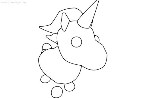 Roblox Adopt Me Coloring Pages Printable Unicorn | Images and Photos finder