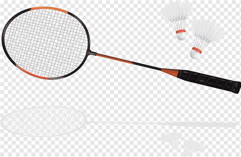 Badminton Racket Drawing, Badminton racket and shuttlecock, sports ...