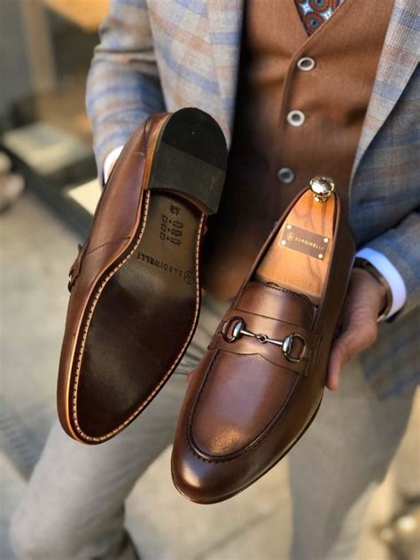 Bali Buckle dateil leather shoes brown - Aysoti in 2020 | Mens leather ...