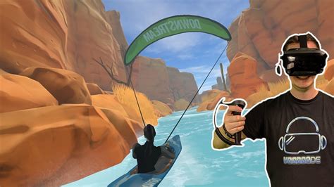 This VR kayaking simulator feels very realistic! DownStream: VR Whitewater Kayaking - YouTube