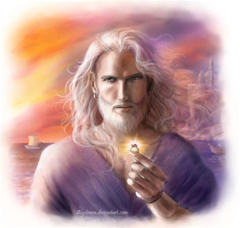 Cirdan by https://www.deviantart.com/alystraea on @DeviantArt. Círdan offering the elven ring ...