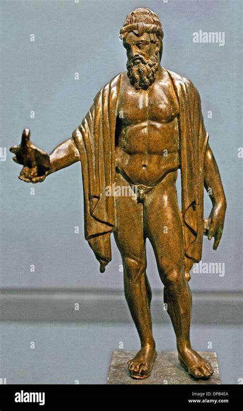 Zeus - Jupiter God of Heaven with his holy eagle 200 AD Roman Greek Greece Stock Photo - Alamy