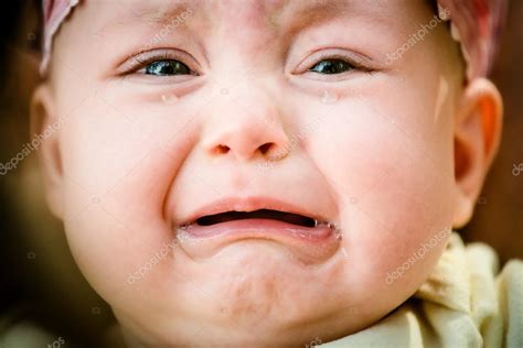 Tears - crying baby — Stock Photo © martinan #39298967