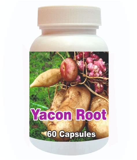 Tonga Herbs Yacon Root Capsules - 60 Capsules (Get The Same 50ml Drops Free) 60 no.s ...