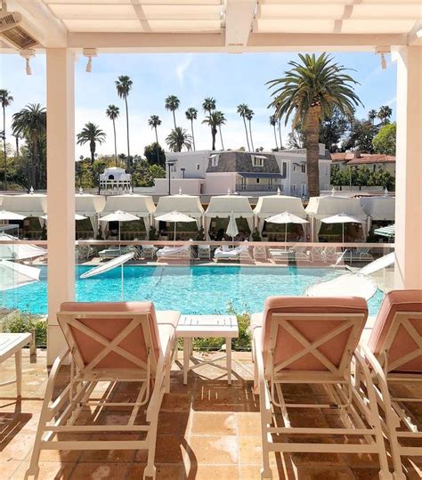 Not a bad view from our upper pool deck 🌴☀️ The Beverly Hills Hotel