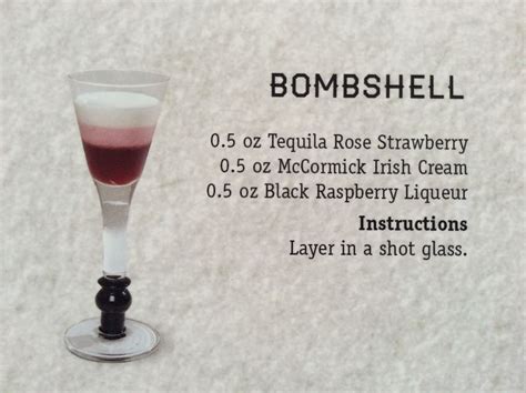 Tequila Rose ~ BOMBSHELL | Tequila rose, Valentine drinks, Drinks alcohol recipes