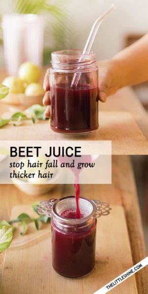 Beetroot Juice for Hair Growth - The Little Shine