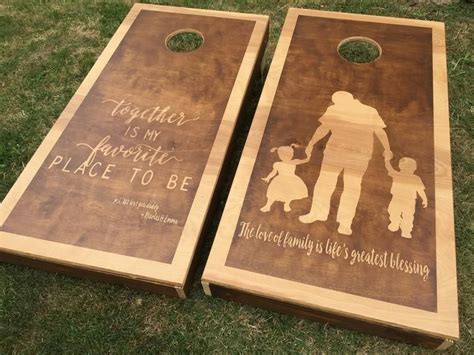 Corn Hole Boards Decals or Stencil for DIY Project Custom - Etsy ...