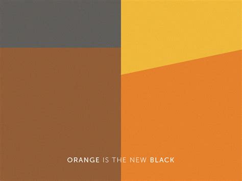 Orange is the new black. by Steven Maquinay on Dribbble