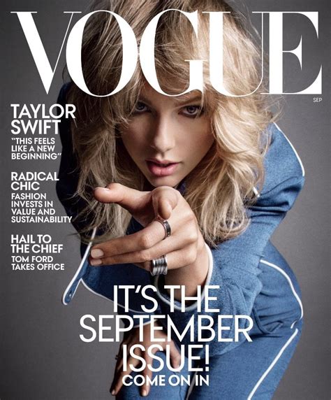 Taylor Swift is here to save the celebrity profile in Vogue's September cover profile