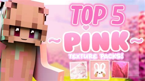 Top 5 BEST PINK Texture Packs for 1.8.9 (Minecraft) - YouTube