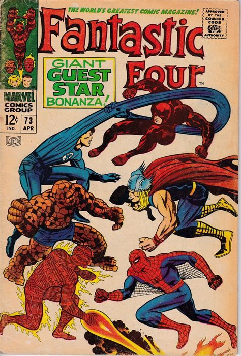 Fantastic Four 73 1961 1st Series April 1968 Marvel | Etsy | Fantastic four comics, Fantastic ...