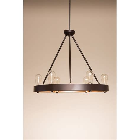 Kichler Covington 6-Light Olde Bronze Traditional Dry rated Chandelier ...