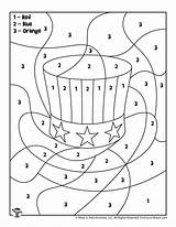 Patriotic Color By Number Pages  Woo Jr Kids Activities Childrens sketch template