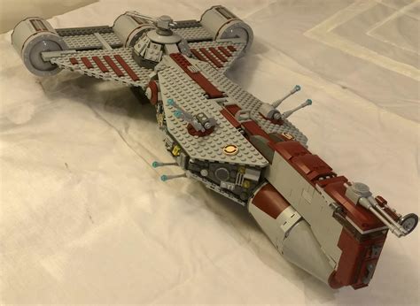 My Republic Frigate mod/MOC, now much more screen accurate! : r/legostarwars