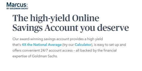 Marcus by Goldman Sachs Online Savings Review: 0.50% APY (Nationwide)