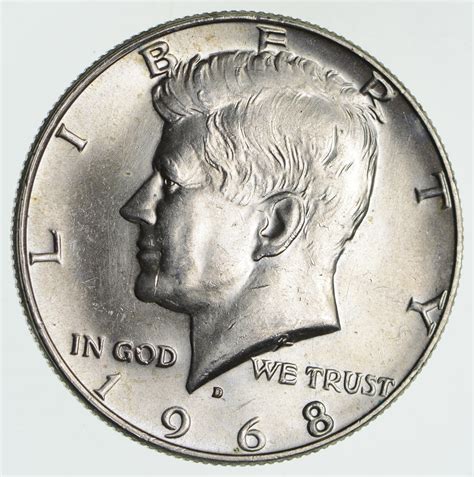 1968-D Denver Minted 40% Silver Kennedy Half Dollar | Property Room