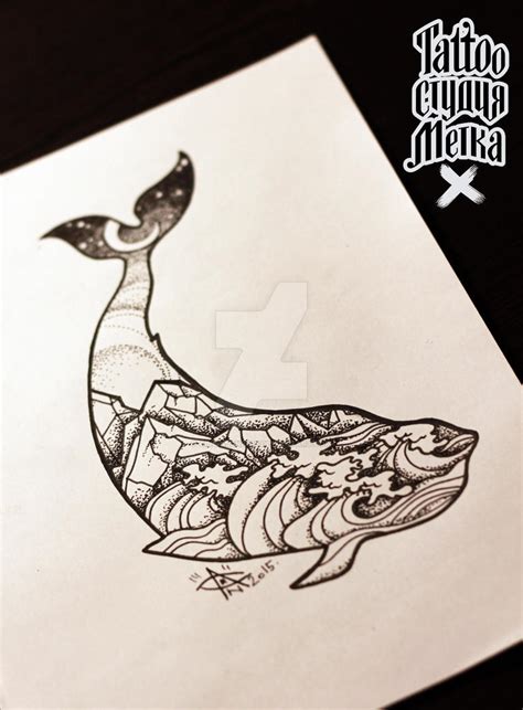 Whale tattoo sketch by AliciaJenkins on DeviantArt