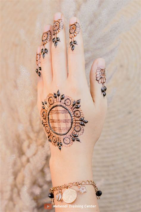 New Gol Tikki Mehndi Design New Style | Gol Tikki Mehndi Designs Easy