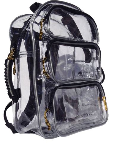 Heavy Duty Clear Backpacks | Clear Backpacks for Clean Rooms & Events ...