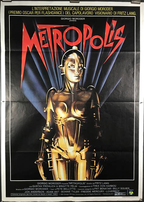 METROPOLIS, Original Italian Vintage Movie Poster - Original Vintage Movie Posters