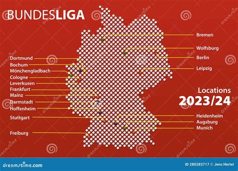 Bundesliga Locations 2023 24 Editorial Photography - Illustration of darmstadt, football: 280283717