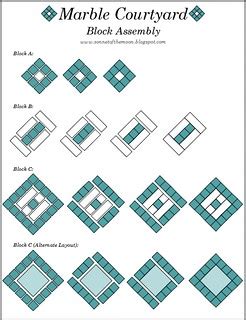 Marble Courtyard Blocks | blog post and pattern | Flickr