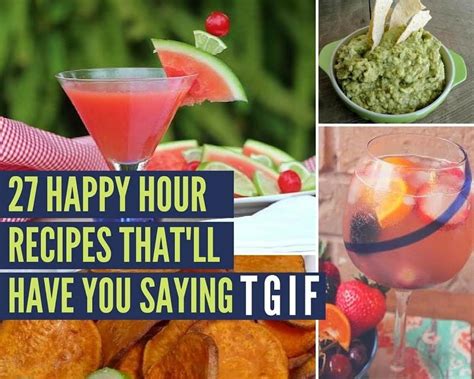 27 Happy Hour Recipes That'll Have you Saying TGIF | Just A Pinch