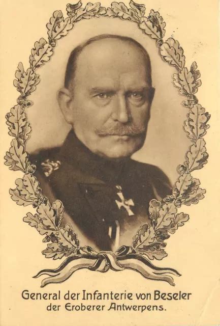 POSTCARD WWI GERMAN General of Infantry Von Beseler Der Eroberer Antwerpens $8.99 - PicClick