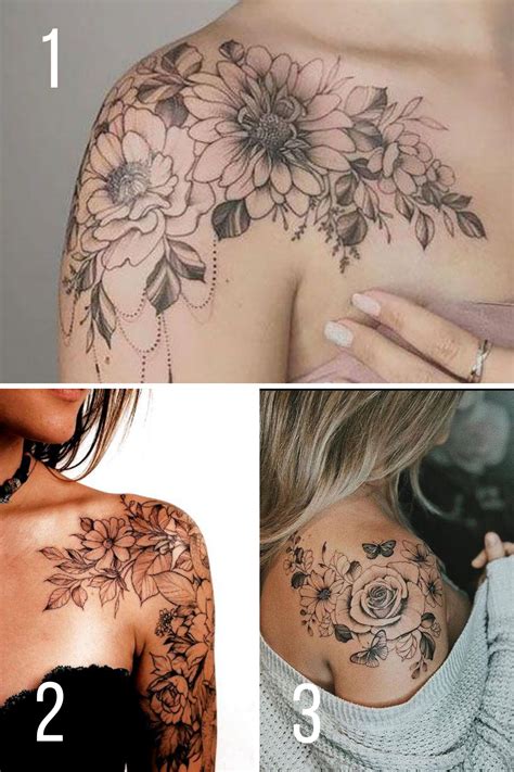 Flower Tattoo Designs Over Shoulder | Best Flower Site