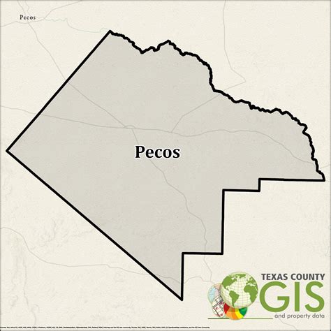 Pecos County GIS Shapefile and Property Data - Texas County GIS Data