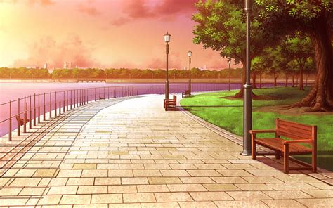 Anime Park Background