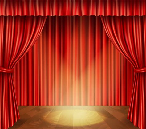 Powerpoint Template Theater Curtain