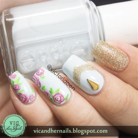 Vic and Her Nails: VicCopycat - "Floral Nail Art" by Paulina"s Passions