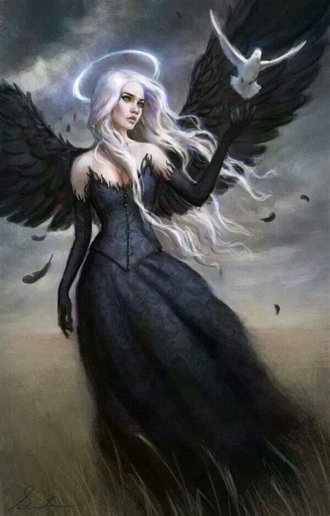 Dove angel... | Angel art, Fantasy art, Dark fantasy art