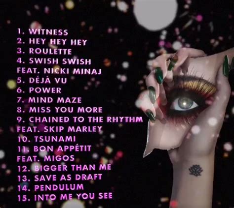 Album Tracklist: Katy Perry - 'Witness' - That Grape Juice