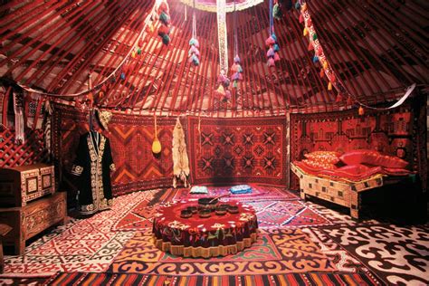 Yurt Interior, Interior Walls, Interior Design, Mongolian Yurt, Yurt ...