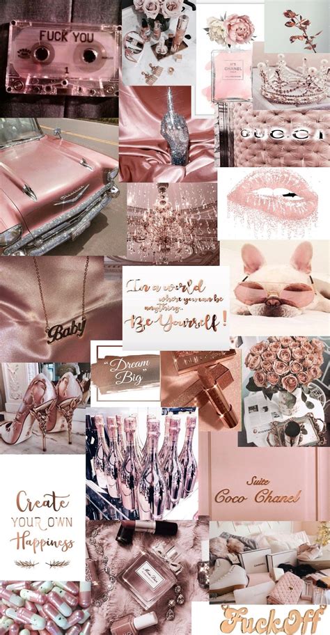 Rose Gold Aesthetic Wallpaper - Etsy