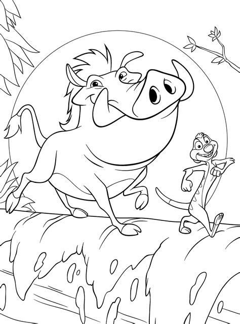 Hakuna Matata Coloring Pages at GetColorings.com | Free printable colorings pages to print and color