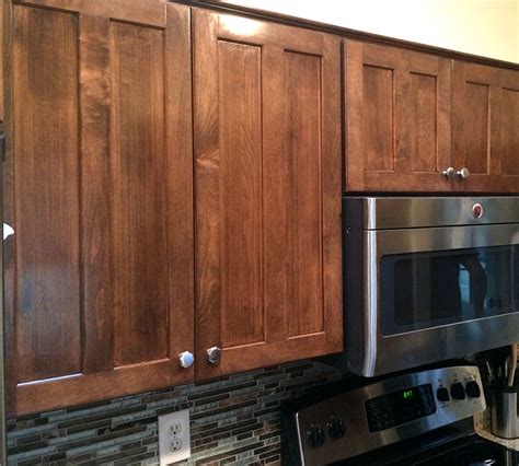 Dark Walnut Stain Cabinets