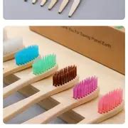 Bamboo Toothbrush Soft Bristles Sensitive Gums - Temu