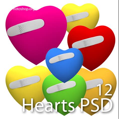 Hearts PSD - Free Downloads and Add-ons for Photoshop