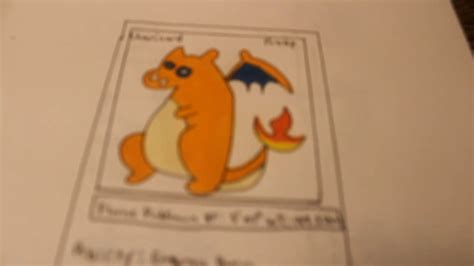 Charizard Pokemon Card Drawing - YouTube