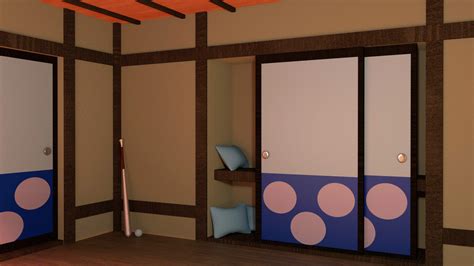 3d- Nobita's Room on Behance