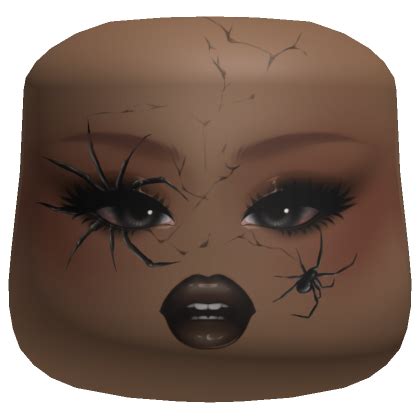 Itsy bitsy Spider Cheeks Head Brown Skin Tone | Roblox Item - Rolimon's