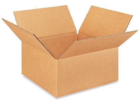 9 x 9 x 4" Corrugated Boxes S-4595 - Uline